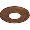 Ekena Millwork Anthony Ceiling Medallion (Canopies up to 11 5/8"), 29 3/8"OD x 11 5/8"ID x 1 1/8"P, Polished Copper CM29ATPOS - alternate 2